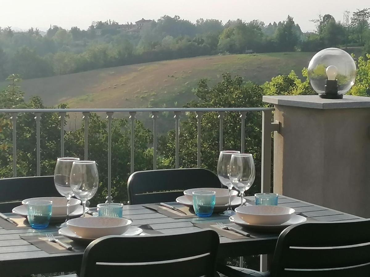 הוילה Portacomaro Casa Graziella- La Terrazza מראה חיצוני תמונה